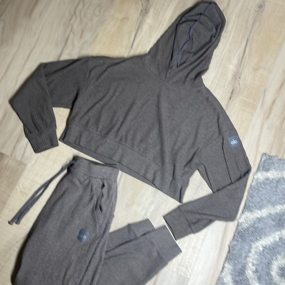 Alo yoga muse set small green/gray - Picture 3 of 6